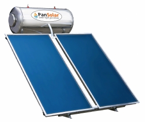 Di acqua solare 200lt PanSolar vetro/Inox selettività 3,0m².